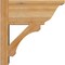 Ekena Millwork Legacy Traditional Rough Sawn Outlooker, Western Red Cedar, 8"W x 16"D x 16"H OUT08X16X16LEC01RWR - alternate 3